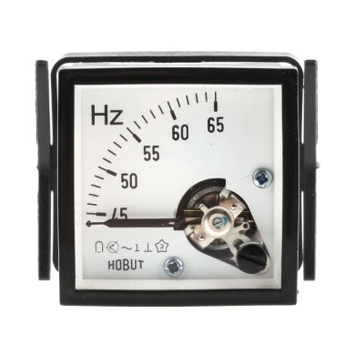 HOBUT Analogue and Digital Panel Multifunction Meter for Frequency Measurement, 45 mm x 45 mm D484565HZ180-300/1-001