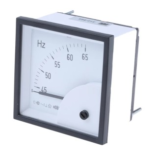 HOBUT Analogue Digital Panel Multifunction Meter 68 mm x 68 mm, Frequency Measurement, 7 Digits Display D7245-65HZ240/2-001