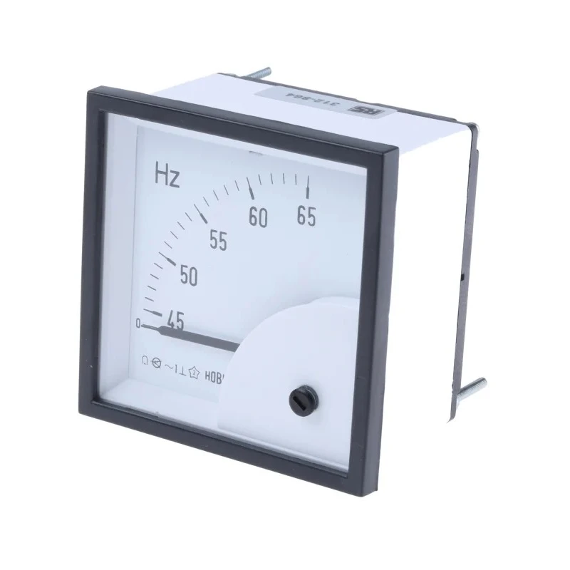 HOBUT Analogue Digital Panel Multifunction Meter 68 mm x 68 mm, Frequency Measurement, 7 Digits Display D7245-65HZ240/2-001