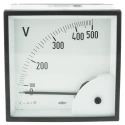 HOBUT Analogue Voltmeter AC 92 mm Cutout Height x 92 mm Cutout Width D96SD500V/2-001