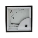 HOBUT Analogue Panel Ammeter 5 A AC 72 mm x 72 mm Class 1.5 Moving Iron D72SD
