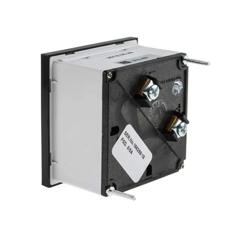 HOBUT Analogue Panel Ammeter 5 A AC 72 mm x 72 mm Class 1.5 Moving Iron D72SD
