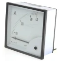HOBUT Analogue Panel Ammeter 40 A AC, 96 mm x 96 mm, Class 1.5 Moving Iron D96SD
