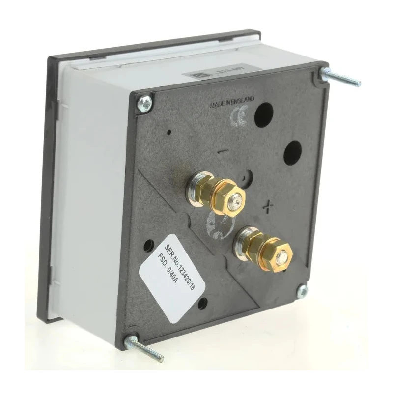 HOBUT Analogue Panel Ammeter 40 A AC, 96 mm x 96 mm, Class 1.5 Moving Iron D96SD