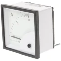 HOBUT Analogue Panel Ammeter 100 A AC, 72 mm x 72 mm, Class 1.5 Moving Iron D72SD