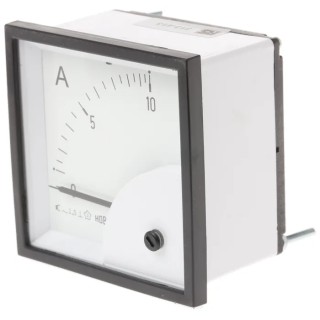 HOBUT Analogue Panel Ammeter 100 A AC, 72 mm x 72 mm, Class 1.5 Moving Iron D72SD