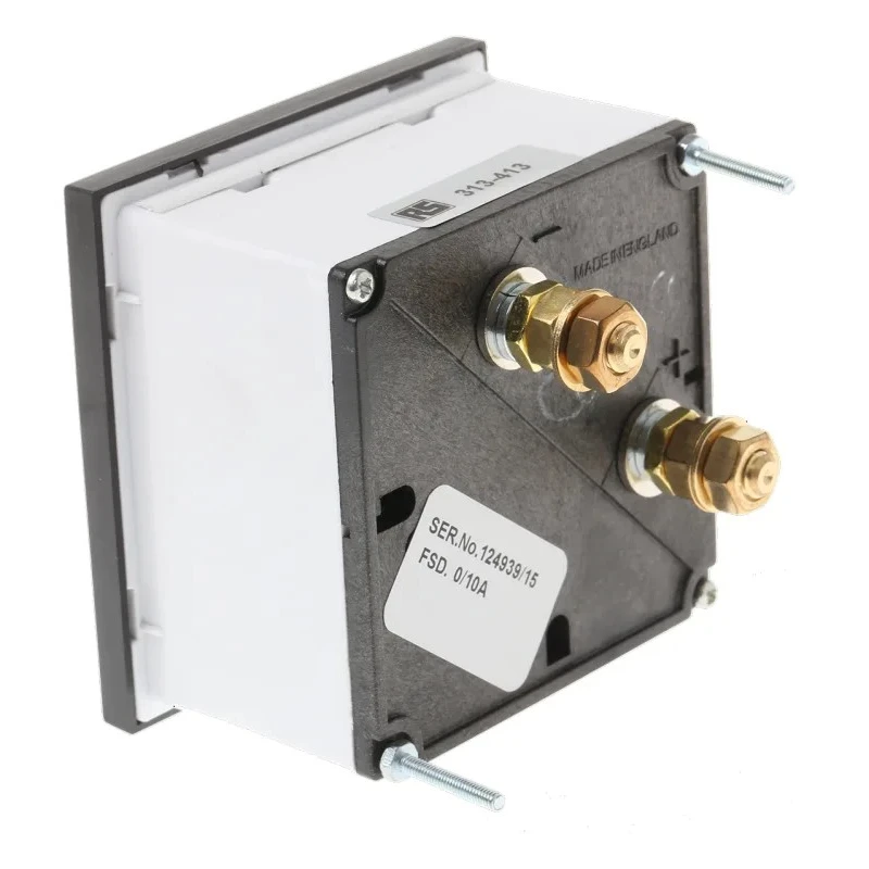 HOBUT Analogue Panel Ammeter 100 A AC, 72 mm x 72 mm, Class 1.5 Moving Iron D72SD
