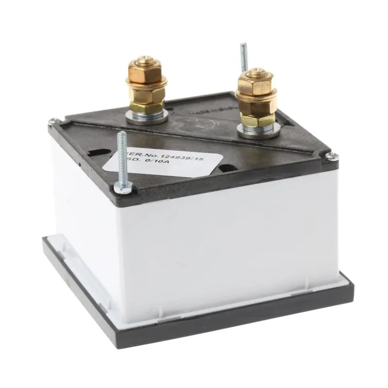 HOBUT Analogue Panel Ammeter 100 A AC, 72 mm x 72 mm, Class 1.5 Moving Iron D72SD