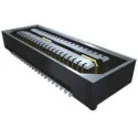 Samtec QSE Series Straight Surface PCB Socket, 80-Contact, 2 Row, 0.8 mm Pitch, 23A, 225V QSE-040-01-L-D-A-K-TR