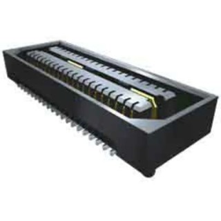 Samtec QSE Series Straight Surface PCB Socket, 80-Contact, 2 Row, 0.8 mm Pitch, 23A, 225V QSE-040-01-L-D-A-K-TR