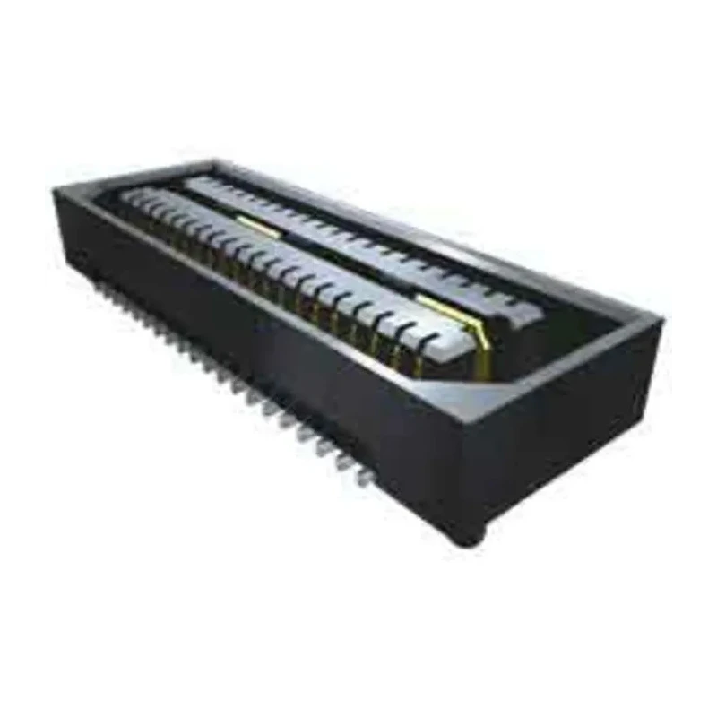 Samtec QSE Series Straight Surface PCB Socket, 80-Contact, 2 Row, 0.8 mm Pitch, 23A, 225V QSE-040-01-L-D-A-K-TR