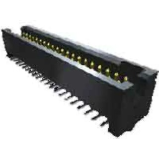 Samtec TFM Series Straight Through Hole PCB Header, 20 Contacts, 1.27 mm Pitch, 2 Row, Shrouded TFM-110-02-S-D-A-K-TR