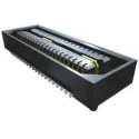 Samtec QSE Series Straight Surface Mount PCB Socket, 40-Contact, 2 Row, 0.8 mm Pitch, 225V, Bronze QSE-020-01-L-D-A-K-TR