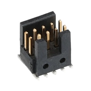 Samtec FTSH Series Straight Surface Mount Pin Header, 10 Contacts, 1.27mm Pitch, 2 Row, Unshrouded FTSH-105-01-L-DV-K-TR