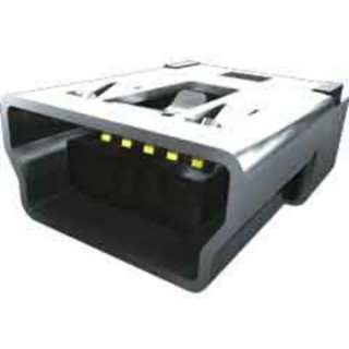 Samtec USB Connector Mini USB Surface Mount Straight Female Connector 30V IP68 Rated MUSB-05-F-B-SM-A-TR