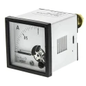 HOBUT Analogue Panel Ammeter 1 A DC, 48 mm x 48 mm, Class 1.5 Moving Coil D48MC