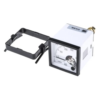 HOBUT Analogue Panel Ammeter 100 A DC, 48 mm x 48 mm, Class 1.5 Moving Coil D48MC