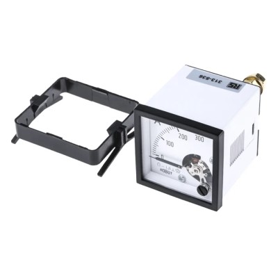 HOBUT Analogue Panel Ammeter 100 A DC, 48 mm x 48 mm, Class 1.5 Moving Coil D48MC