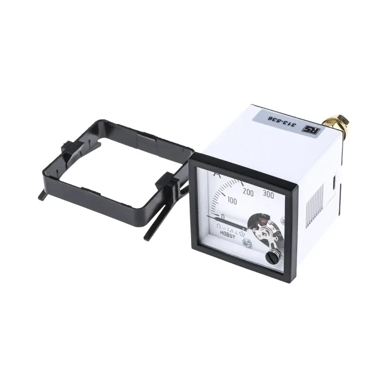 HOBUT Analogue Panel Ammeter 100 A DC, 48 mm x 48 mm, Class 1.5 Moving Coil D48MC