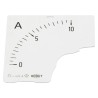 HOBUT Meter Scale Accessory for Ammeter D72MC DIAL 0/10A