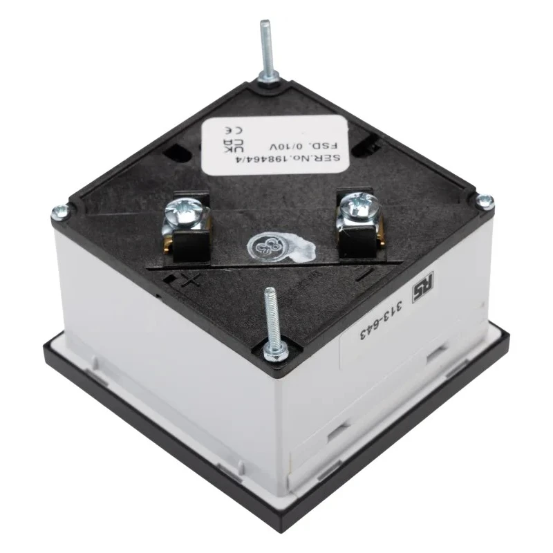 HOBUT Analogue Voltmeter DC 68 mm Cutout Height and Width Series D72 D721MCS10V/2-001