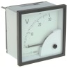 HOBUT D72 Series Analogue Voltmeter DC, 68 mm Cutout, 40°C Max Operating Temperature D721MCS30V/2-001