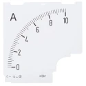 HOBUT Meter Scale Panel Meter Accessory for Ammeter United Kingdom D96MC DIAL 0/10A