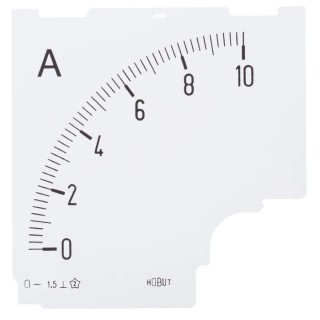 HOBUT Meter Scale Panel Meter Accessory for Ammeter United Kingdom D96MC DIAL 0/10A