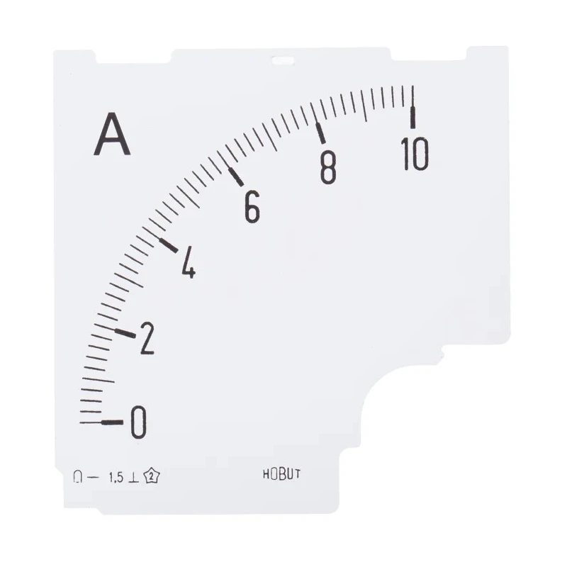 HOBUT Meter Scale Panel Meter Accessory for Ammeter United Kingdom D96MC DIAL 0/10A
