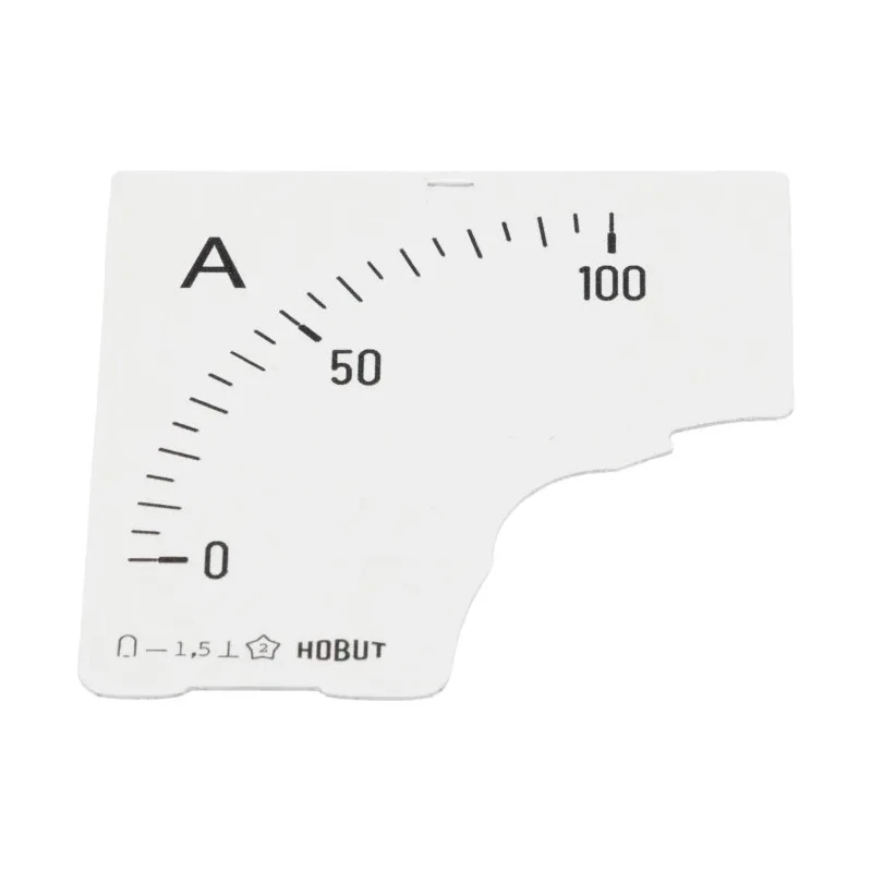 HOBUT Meter Scale for Use with Ammeter D72MC DIAL 0/100A, Panel Meter Accessory, United Kingdom
