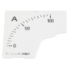 HOBUT Meter Scale for Use with Ammeter D72MC DIAL 0/100A, Panel Meter Accessory, United Kingdom