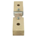 HOBUT Brass Ended Shunt 300A Max 75mV Output Voltage ±1% Accuracy SHR300A75