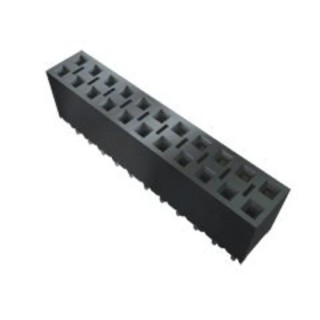 Samtec BCS Series 64-Contact 2 Row 2.54 mm Pitch Straight Through Hole PCB Socket BCS-132-L-D-TE