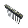 Samtec SS Series Straight Through Hole PCB Socket 32-Contact 1 Row 2.54 mm Pitch Solder SS-132-T-2
