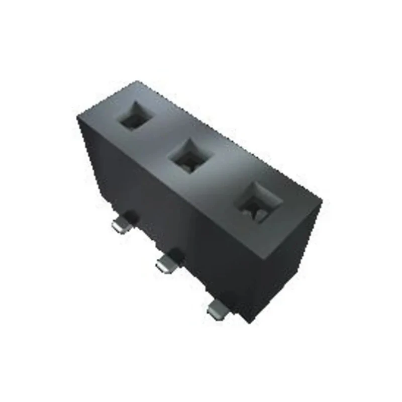 Samtec HPF Series Straight Through Hole PCB Socket 10-Contact 1 Row 5.08 mm Pitch Solder HPF-10-01-T-S