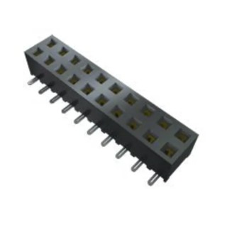Samtec SMM Series Straight Surface PCB Socket 40-Contact 2 Row 2 mm Pitch Solder SMM-120-01-S-D