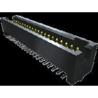 Samtec TFM Series Straight Through Hole PCB Header 30 Contacts 1.27 mm Pitch 2 Row Shrouded TFM-115-01-L-D-WT