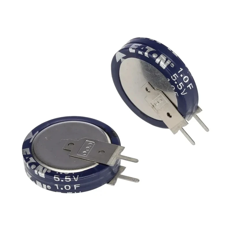 Eaton 1F High Capacitance Supercapacitor KR-5R5V105-R 5.5V DC Through Hole -20 to 80% Tolerance