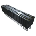 Samtec Low Profile Straight Through Hole PCB Socket, 12-Contact, 1 Row, 1.27 mm Pitch, Polyester Housing SLM-112-01-S-S