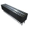 Samtec Low Profile Straight Through Hole PCB Socket, 12-Contact, 1 Row, 1.27 mm Pitch, Polyester Housing SLM-112-01-S-S