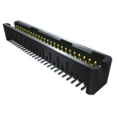 Samtec TFML Series Straight Through Hole PCB Header, 20 Contacts, 1.27 mm Pitch, 2 Row, Shrouded TFML-110-02-S-D-LC