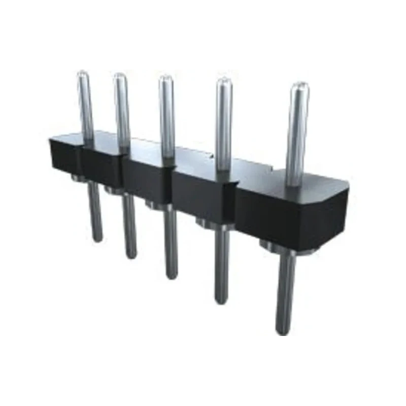 Samtec BBL Series Straight Through Hole Pin Header, 5 Contacts, 2.54 mm Pitch, 1 Row, Unshrouded BBL-105-G-E