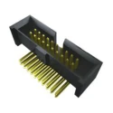 Samtec SHF Series Straight Through Hole PCB Header 10 Contact 1.27 mm Pitch 2 Row Shrouded SHF-105-01-L-D-TH-LC