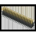 Samtec FTSH Series Straight Surface Pin Header 20 Contacts 1.27 mm Pitch 2 Row Unshrouded FTSH-110-04-L-D