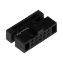 Samtec 10-Way 2 Row IDC Connector for Surface Mount, Straight Orientation, Gold or Tin over Nickel Plating FFSD-05-01-N