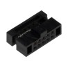 Samtec 10-Way 2 Row IDC Connector for Surface Mount, Straight Orientation, Gold or Tin over Nickel Plating FFSD-05-01-N