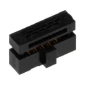 Samtec 10-Way 2 Row IDC Connector for Surface Mount, Straight Orientation, Gold or Tin over Nickel Plating FFSD-05-01-N