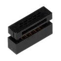 Samtec 10-Way 2 Row IDC Connector for Surface Mount, Straight Orientation, Gold or Tin over Nickel Plating FFSD-05-01-N