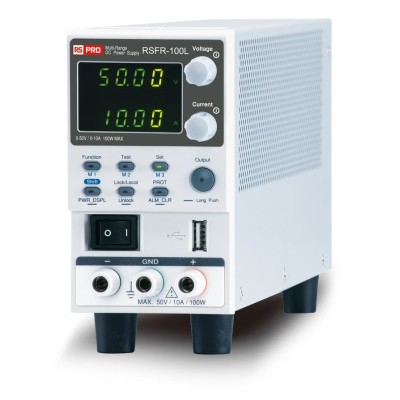RS PRO Digital Bench Power Supply, 1-Output 0 V to 50V, 100 W, 10 A Max 180-4806
