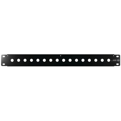 S2CEB Black Steel Rack Panel 1U 483 mm Length 88 mm Width 